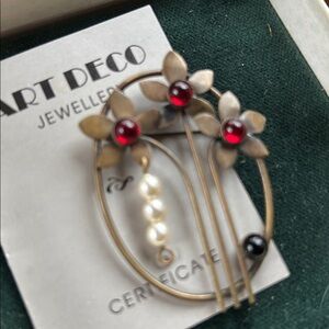Art Deco Style Brooch - Czech Republic